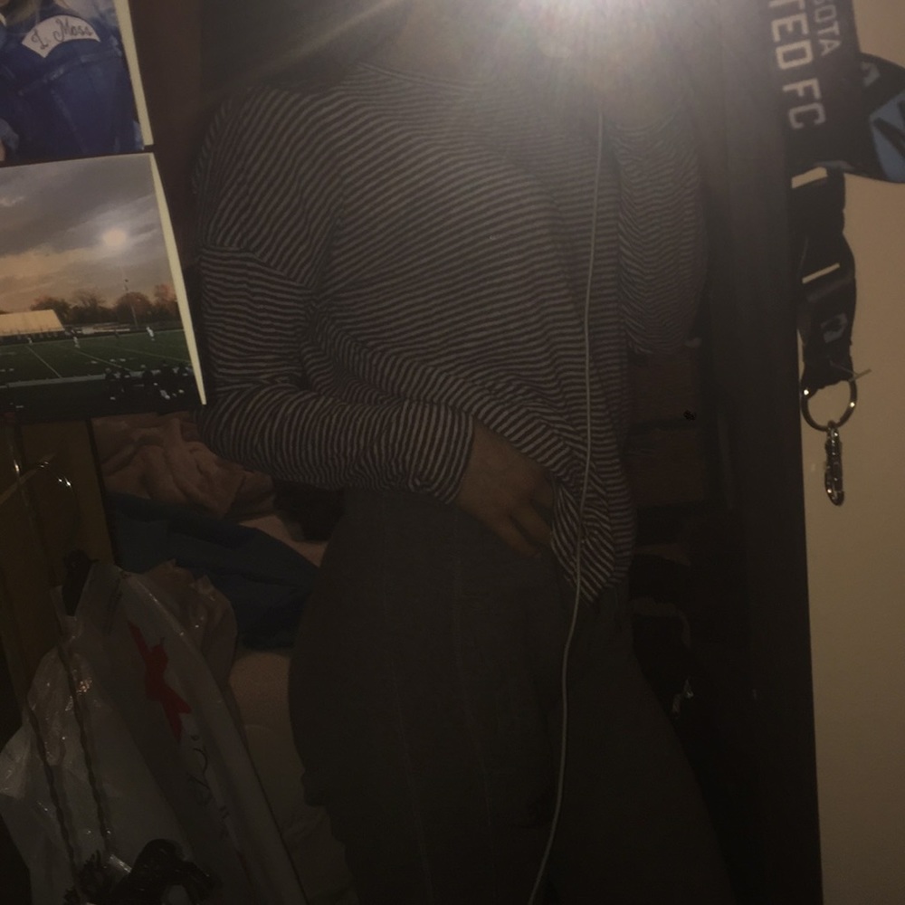 Super cute striped long sleeve shirt